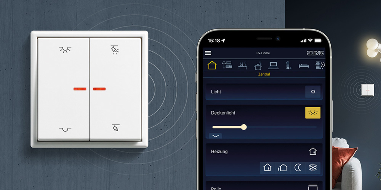 KNX RF Taster bei Elektro Meyer GmbH in Dipperz